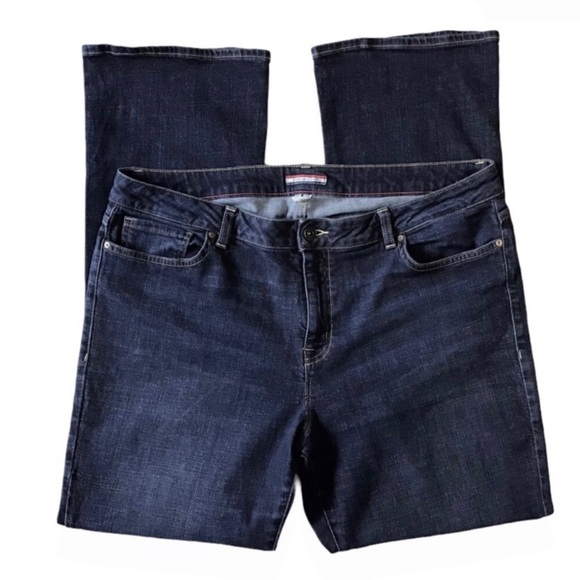 TOMMY HILFIGER Bootcut Dark Rinse Size 10S - Picture 3 of 11